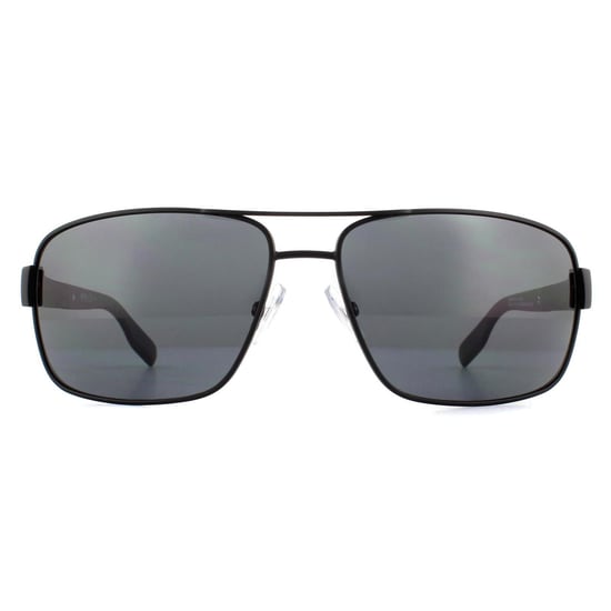 Boss Sunglasses 0521 003 AH Matt Black Grey Polarized - Image 1