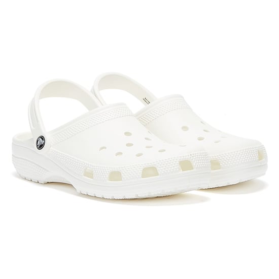 Crocs Classic White Clogs - Image 1