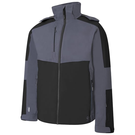 Dare 2B Mens Emulate Wintersport Jacket (Black/Ebony Grey)