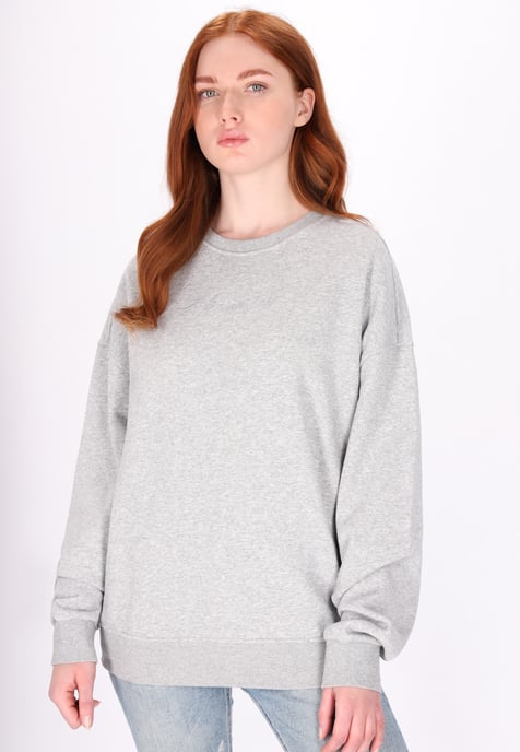 Dreimaster Sweatshirt Dames grijs melange - Image 3