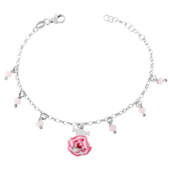 Orphelia 'Cute' Child's 925 Sterling Silver Set: Bracelet + Earrings - Silver SET-7133