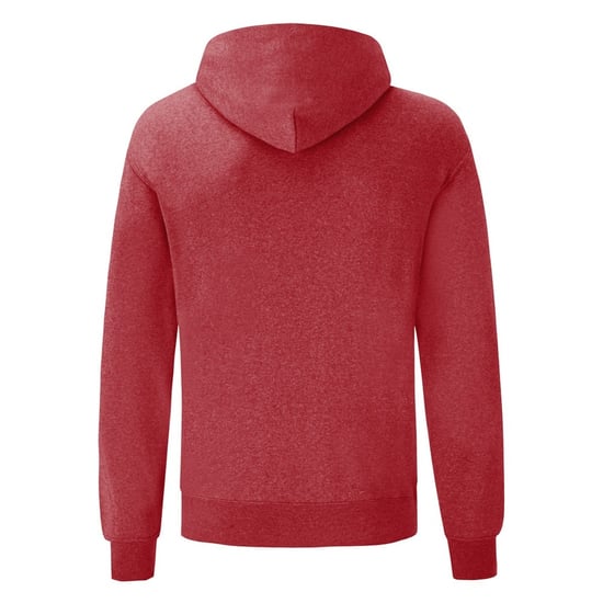 Fruit Of The Loom Heren Sweatshirt Met Capuchon / Hoodie (Heather Rood) - Image 2