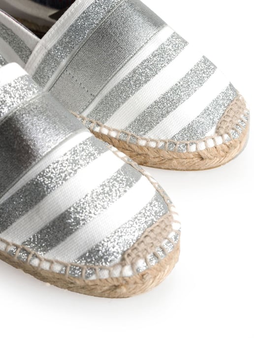 Trussardi Jeans Espadrilles Woman's Silver - Image 4