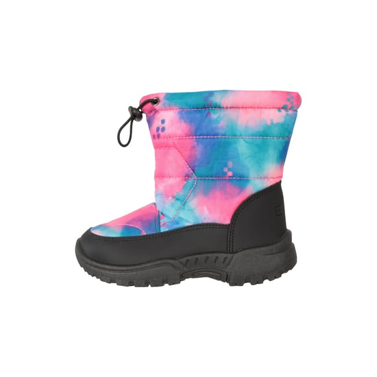 Mountain Warehouse Toddler Caribou Adaptive Tie Dye Snow Boots (Pale Pink)