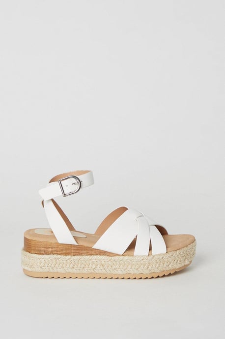 Rudi Interwoven Espadrille Wedge Sandals