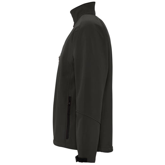 SOLS Mens Relax Soft Shell Jacket (Breathable, Windproof And Water Resistant) (Black) - Image 3