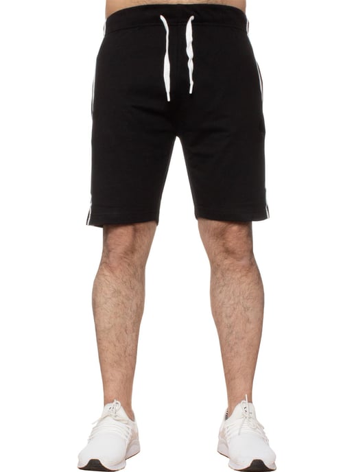 Enzo | Mens Lounge Shorts - Black - Image 2