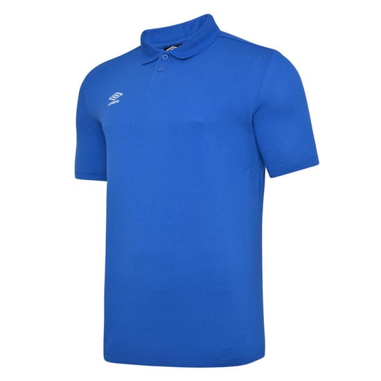 Umbro Mens Essential Polo Shirt (Royal Blue/White) - Image 1