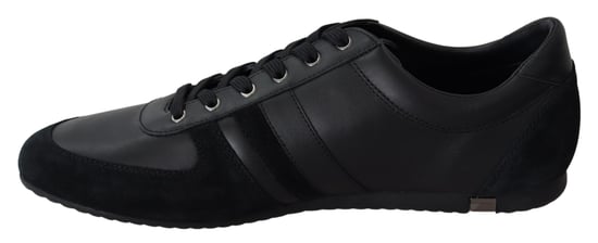 Dolce & Gabbana Mannen Zwart Logo Leer Casual Sneakers Schoenen - Image 6