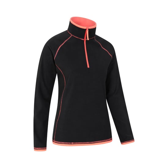 Mountain Warehouse Dames/Dames Montana Half Zip Fleece Top (Jet Zwart) - Image 5