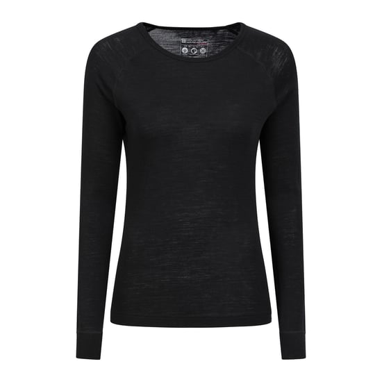 Mountain Warehouse Dames/Dames Merino II Thermo Top (Zwart) - Image 1