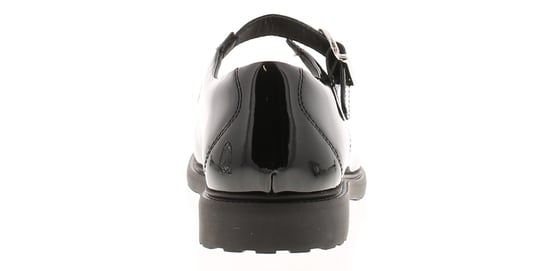Hush Puppies Womens Shoes Work School Verity Leather Buckle black patent - Image 4