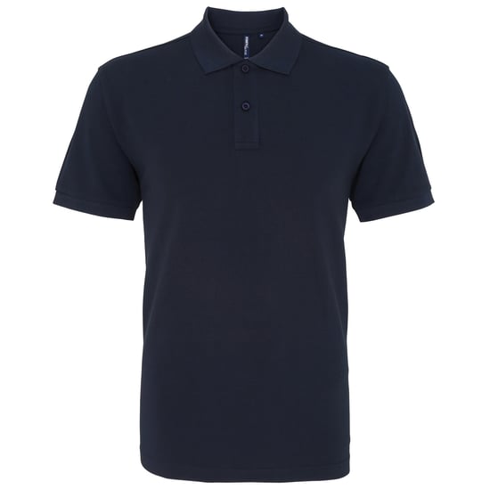 Asquith & Fox Mens Plain Short Sleeve Polo Shirt (French Navy)