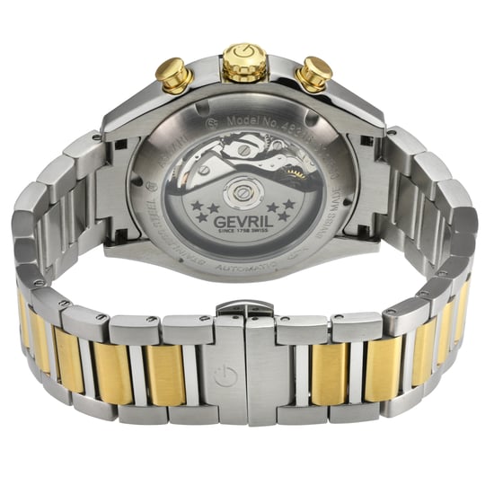 Gevril Ascari Chronograph 48316B Swiss Automatic Sellita SW500 Watch
