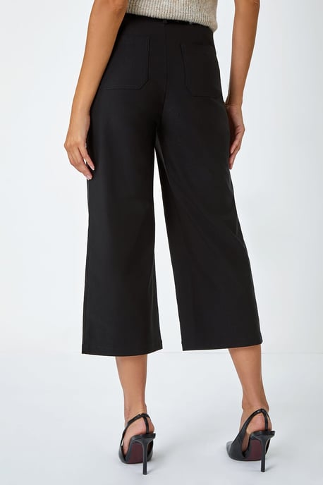 Cropped Stretch Culotte