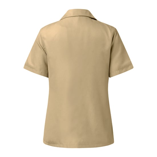 Premier Popeline blouse met korte mouwen / Gewoon werkoverhemd (Khaki) - Image 2