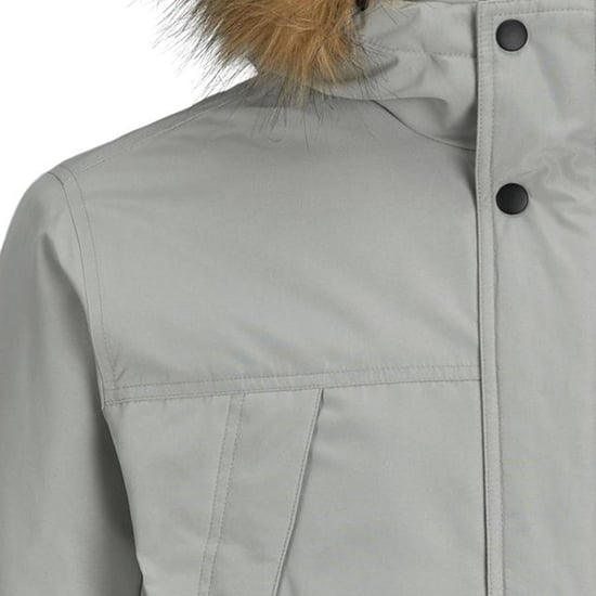 Men's Jack Jones Great Padded Parka Jacket in Grey
