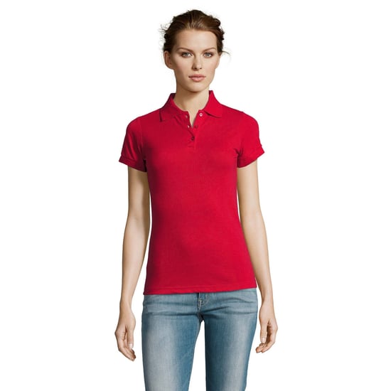 SOLS Dames/dames Prime Pique Polo Shirt (Rood) - Image 3