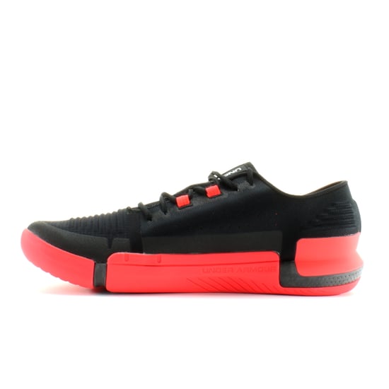 Under Armour Tribase Reign Black Textile Mens Lace Up Trainers 3021289 007