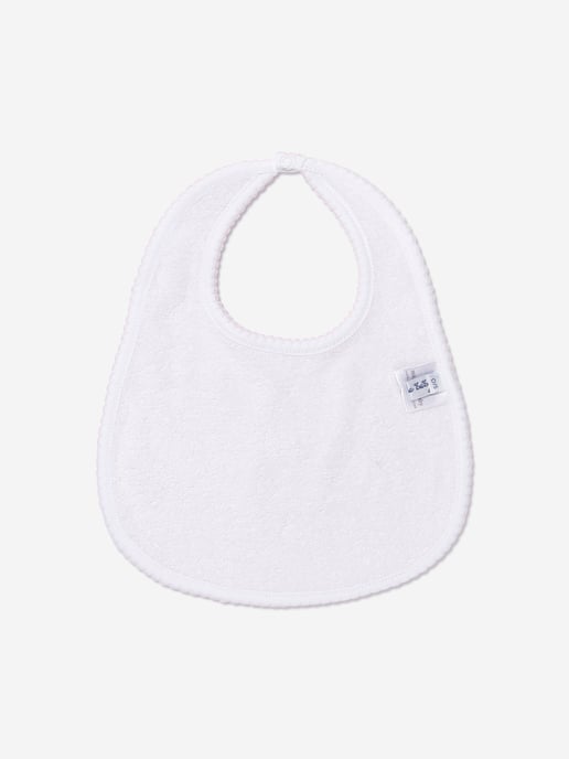 Magnolia Baby Baby Girls Sweet Gingerbread Embroidered Bib in Pink