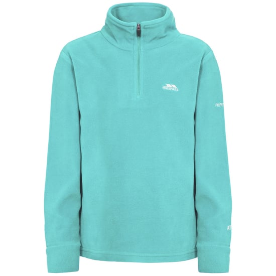 Trespass Childrens Girls Louviers Plain Fleece Top (Lagoon) - Image 1
