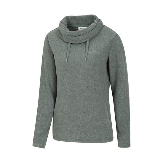 Mountain Warehouse Fleece-topp för kvinnor/damer Hebridean Cowl Neck (mörk kaki) - Image 3