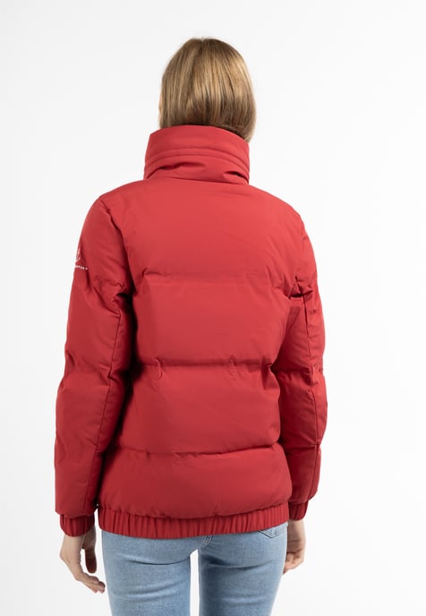 Dreimaster Winterjas met vulling Dames rood - Image 4