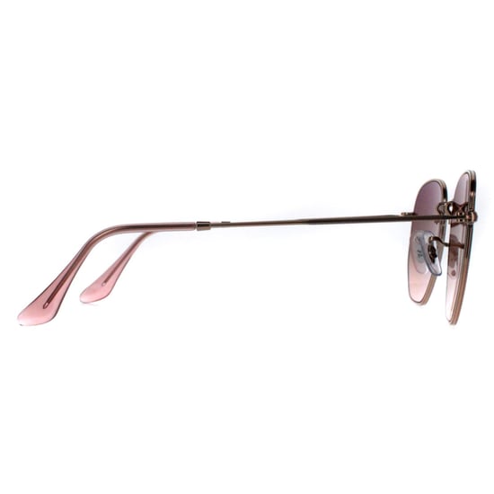 Ray-Ban Square Unisex Copper Brown Gradient RB3548N Hexagonal - Image 3