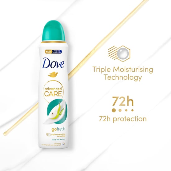 Dove Advanced Care Go Fresh Antiperspirant Deo Pear & Aloe Vera Scent 200ml, 6pk