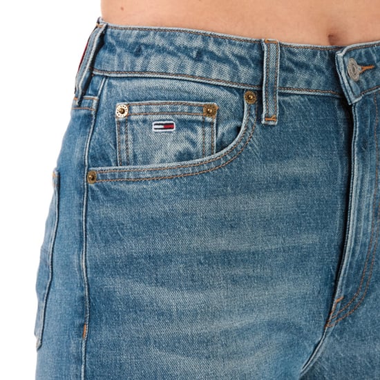 Women's Tommy Hilfiger Harper Straight Fit Stonewashed Jeans in Denim - Image 5