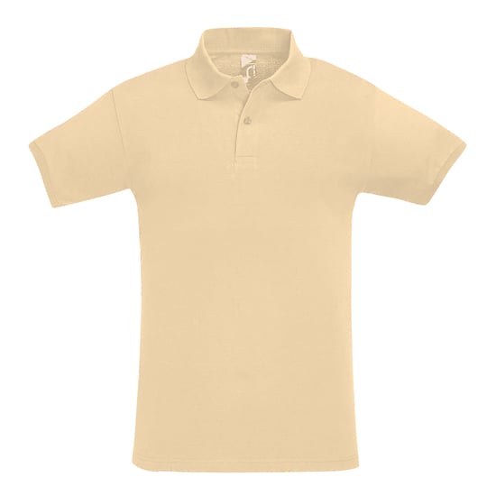 SOLS Heren Perfect Pique Korte Mouw Poloshirt (Zand) - Image 2
