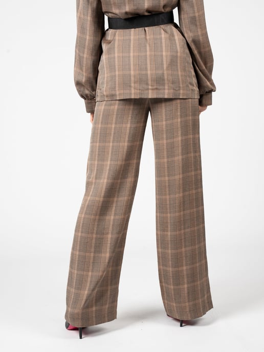 Pinko Trousers Barile Woman's Brown - Image 4