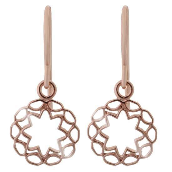 Orphelia 'Jasmine' Dames 925 Sterling Zilveren Set: Armband + Oorbellen + Ketting - Roze SET-7076/1 - Image 2