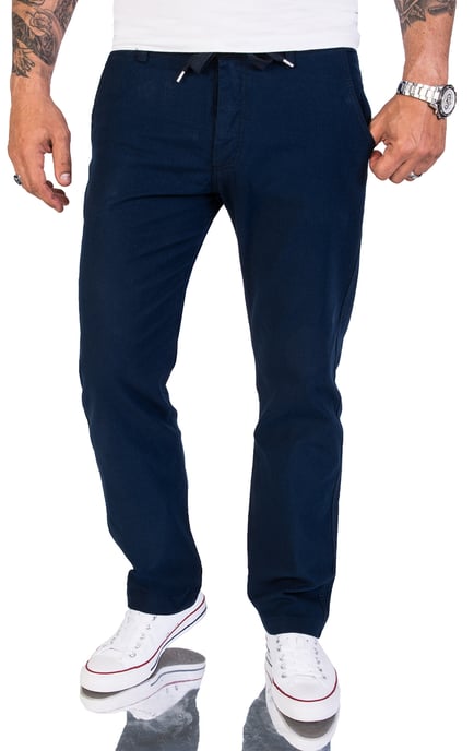 Rock Creek Stoffhose Dunkelblau