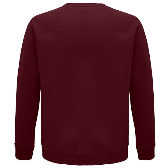 SOLS Unisex Adult Space Organic Raglan Sweatshirt (Bourgondië) - Image 2