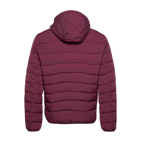 Lyle & Scott Lightweight Puffer Jacket in Burgundy - Image 2