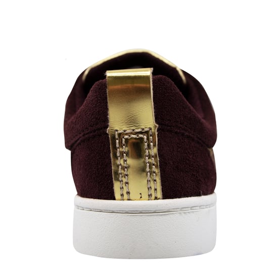 Clarks x Marvel City Hero Kids Burgundy Trainers