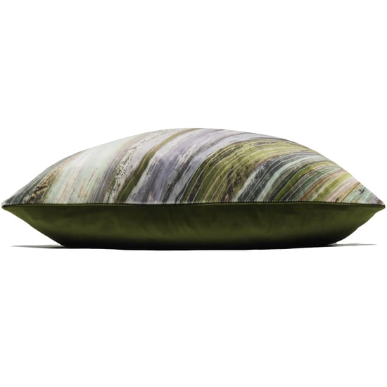 Prestigious Textiles Heartwood Velvet Marble Effect Piped Cushion Cover