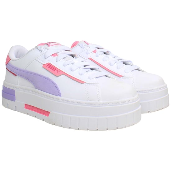 Puma Mayze Crashed Womens White Trainers - Image 2