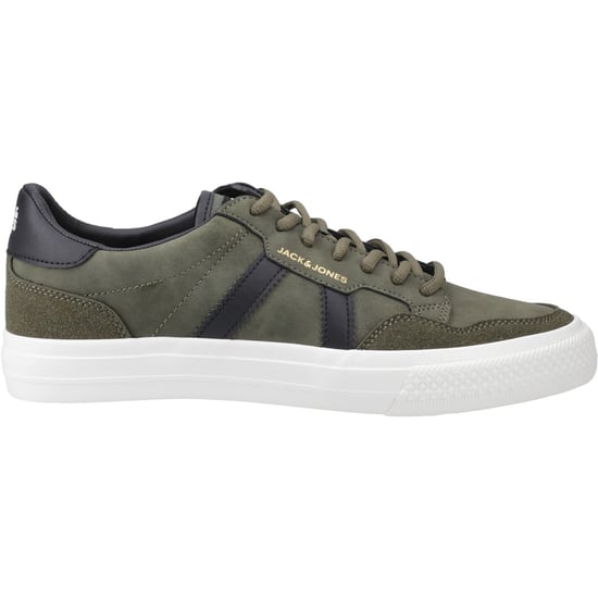 Jack & Jones Morden Special Polyurethaan Heren Olijf Nacht Trainers - Image 5