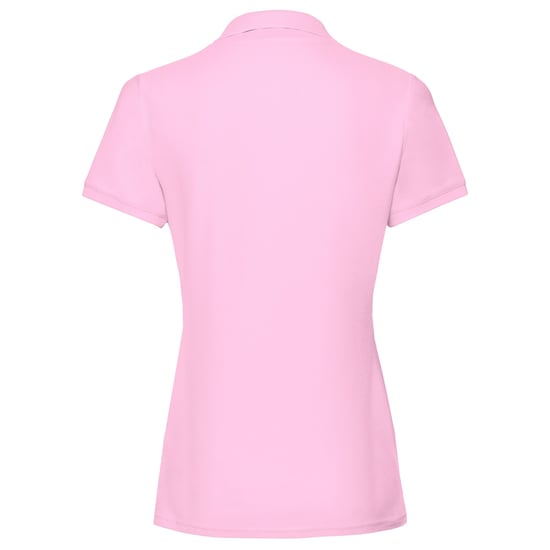 Fruit of the Loom Womens/Ladies Premium Polo Shirt (Light Pink) - Image 2