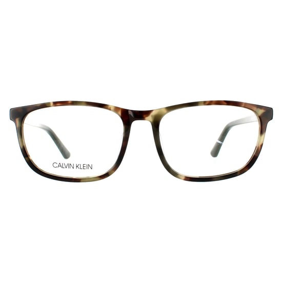 Calvin Klein Square Mens Cargo Tortoise Glasses Frames - Image 1