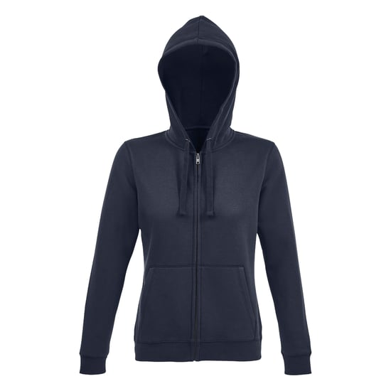 SOLS Dames/Dames Spike Full Zip Hoodie (Franse marine) - Image 1