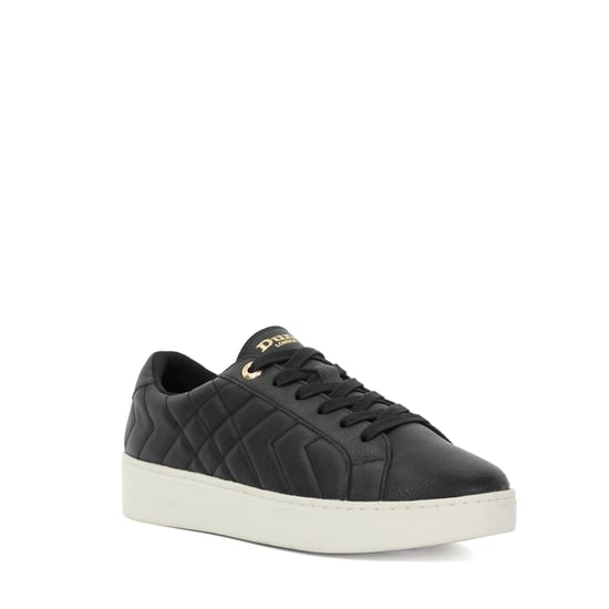Dune Ladies Egent - Quilted Platform Sole Lace-Up Trainers - Image 1