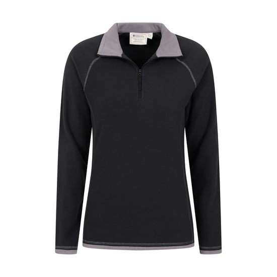 Mountain Warehouse Dames/Dames Montana Half Zip Fleece Top (Zwart) - Image 3