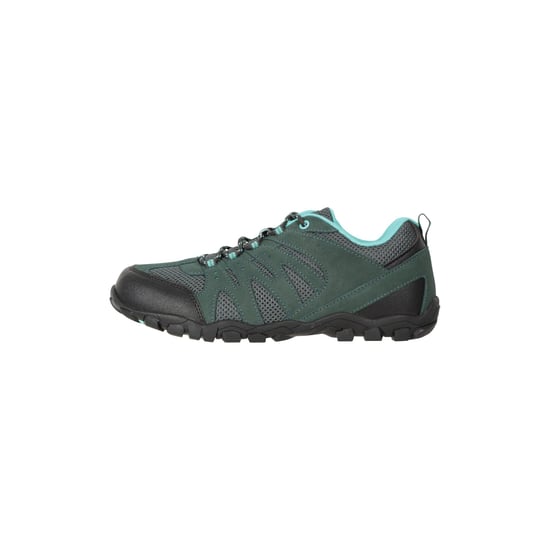 Mountain Warehouse Womens/Ladies Outdoor II Suede Walking Shoes (Dark Grey/Petrol)