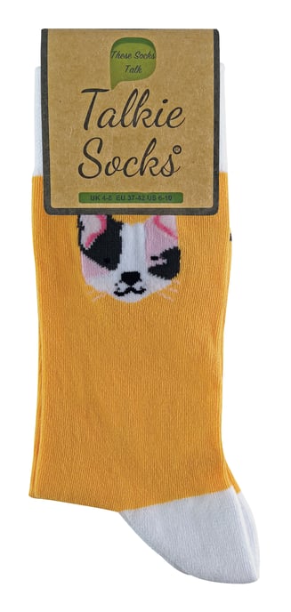 1 Par Unisex Katt Hund Strumpor med Beagle / Mops / Scotty Hund - Image 2