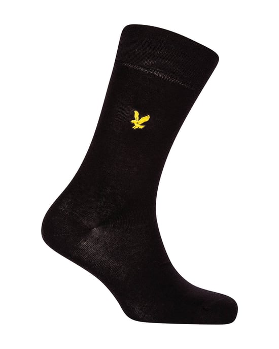 Lyle & Scott Core set van 5 sokken in zwart - Image 2