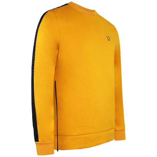 Lyle & Scott Tape Mens Yellow Seater - Image 3