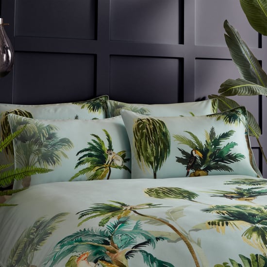 200 Thread Count Forsteriana Jungle Horticulture Duvet Cover Set - Image 5